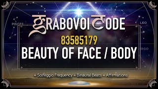 Grabovoi Numbers for BEAUTY OF FACE AND BODY  Grabovoi Sleep Meditation with Grabovoi Codes [upl. by Nivlen411]