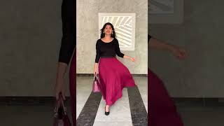 Pleated Maxi Skirt Review  Myntra Skirt Haul review myntrahaul skirt whatiorderedvswhatigot [upl. by Guido]