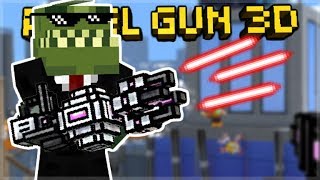 OVERPOWERED CASANOVA LVL 3 SILENCER amp LASER MINIGUN DESTRUCTION  Pixel Gun 3D [upl. by Berrie]