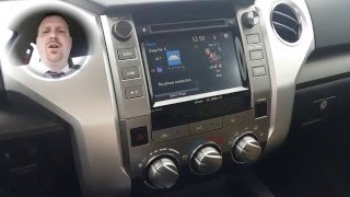 2016 Toyota Entune Audio Plus 25 Clock Settings [upl. by Lednyk]