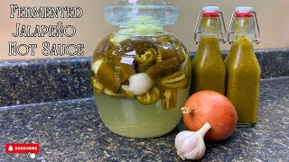 How to Make Fermented Jalapeno Hot Sauce at Home [upl. by Raynata]