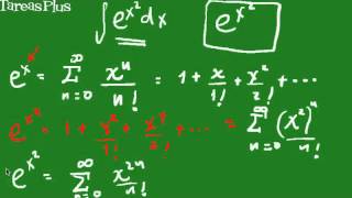 Integral mediante serie de potencias de e a la x al cuadrado [upl. by Sladen]