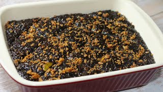 Black Rice Cake  Biko with Latik  Biko with Langka kakaninrecipe philippines asmr [upl. by Crandall891]