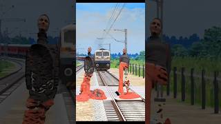 funny train vs sand sculpture special effects on the train driver half shorts 1million viralvideo [upl. by Ahker]