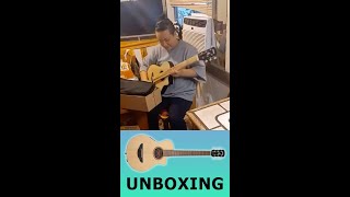 Unboxing a Yamaha APXT2 34size Thinline Cutaway Acoustic Electric Guitar [upl. by Ilamad852]