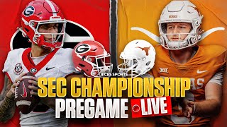 SEC Championship Game Preview Georgia vs Texas  LIVE Predictions amp CFP Fallout [upl. by Akinahc]