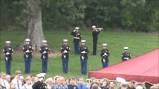 Military Salute and TAPS for Lance Cpl Alec Terwiske  9142012 [upl. by Alemak332]