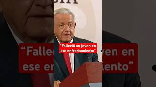 AMLO afirmó que ya hay investigaciones en torno a la riña en el CCH Naucalpan [upl. by Ayek]