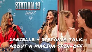 Danielle Savre amp Stefania Spampinato talk about a Marina spinoff [upl. by Innattirb]