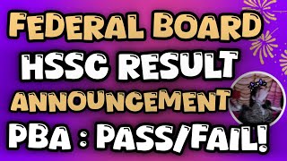 Fbise HSSC Result Date 2024  Federal Board Exam [upl. by Monreal]