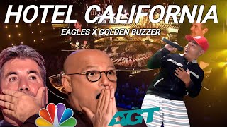 American Got Talent 2024 The jury cry when the heard the extraordinary voice singing Eagles song [upl. by Wohlert370]