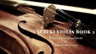 Suzuki Violin book 2 piano accompaniment Musette [upl. by Annayat306]