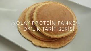 Kolay Protein Pankek Yapımı [upl. by Nodnyl]