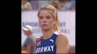 Meet Embla Matilde Njerve The Norwegian Pole Vaulter Everyones Buzzing Over  Viral video [upl. by Moss]