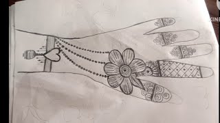 viral Mehandi ka design simple mehandi ka design easy way Mein Lagaye mehandi [upl. by Odelia]