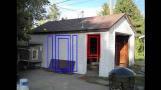 Converting a garage into an art studio in Bozeman MT [upl. by Latty]