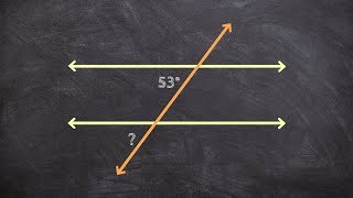 Using Corresponding Angles to Find the Missing Measure of an Angle [upl. by Suoivart]