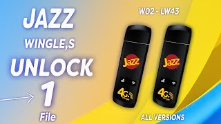 Jazz Wingle Unlock  Jazz Wingle W02LW43 Unlock All Network Sim  Jazz Wingle Unlock KING SOFTWARE [upl. by Chrotoem]