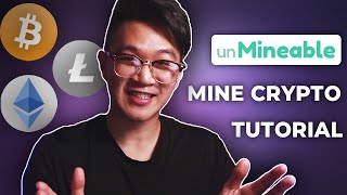 How to Mine Crypto on ANY PC with Unmineable Tutorial [upl. by Pfaff]