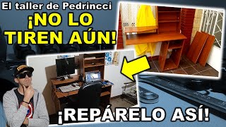 Repare ¡¡FACILMENTE los muebles de aglomerado [upl. by Ahsaelat]