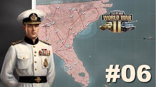 Call of War  Süd USA Solo 6  heikle Lage im Atlantik [upl. by Hgieliak]