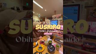 sushiro obihiro part 2 sushi sushiro hokkaido japan traveling food [upl. by Duvall32]