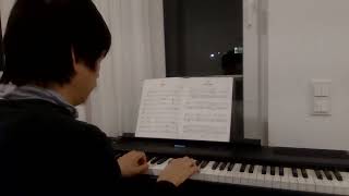 Suzuki Piano Book 2  Cradle Song by night [upl. by Atteiluj]