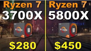 Ryzen 7 3700X vs Ryzen 7 5800X  Test with RTX 3080 [upl. by Eelloh]