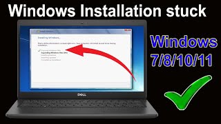 Windows installation stuck in setup is copying files  Windows 7 stuck at Copying windows files 2024 [upl. by Akiras]