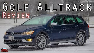 2017 Volkswagen Golf Alltrack Review  The PERFECT Car For A Snow Day [upl. by Leffert156]