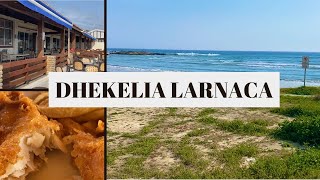 Dhekelia Larnaca Cyprus CESSAC Cafe and gift shop and the fantastic Lambros fish and chips [upl. by Lezlie]