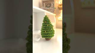 Crochet Christmas tree 🎄 christmas crochetchristmas handmade crochetchristmastree amigurumi [upl. by Aened]