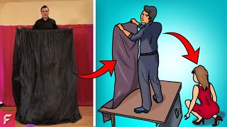 WORLDS 10 MOST FAMOUS MAGIC TRICKS FINALLY REVEALED  GREATEST MAGIC SECRETS [upl. by Adialeda]