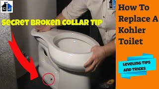 How to Replace a Kohler Toilet [upl. by Venola]