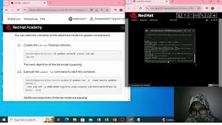 Lab 211 Podman Basics  Red Hat Academy [upl. by Aynotal]