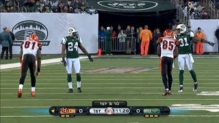 Terrell Owens amp Chad Ochocinco vs Darrelle Revis amp Antonio Cromartie 2010 WR vs CB [upl. by Maddy443]