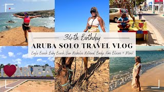 Aruba Solo Travel Vlog – Top Aruba Beaches Natural Bridge San Nicholas UTV Tour and More [upl. by Annovahs293]