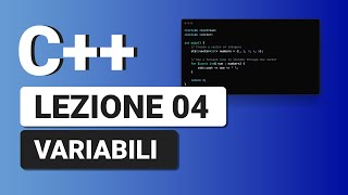 Variabili  C Tutorial Italiano 04 [upl. by Aisital]