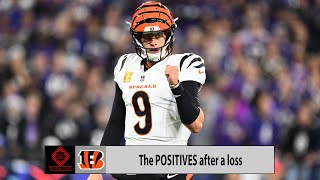 4 POSITIVE Takeaways from Cincinnati Bengals 3534 Loss To The Baltimore Ravens [upl. by Hsejar]