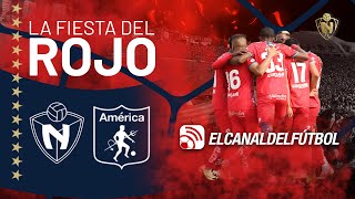 CD EL NACIONAL VS AMÉRICA DE CALI l LA FIESTA DEL ROJO 2024 [upl. by Epps122]