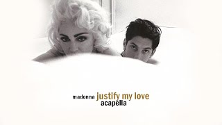 Madonna  Justify My Love Hip Hop Remix Vocals Acapella [upl. by Mariko]