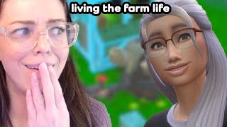 farm life is rough… 🐮🫛 sims 4 living the farm life [upl. by Francis511]