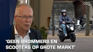 Brommers en snorfietsen vanaf 1 januari niet meer welkom op Grote Markt [upl. by Alejoa25]