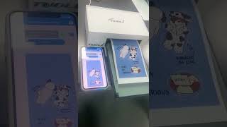 TUOLI TLSP2 mini photo printer phone skin custom machine！ [upl. by Ynttirb147]