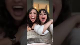 Selena Gomez amp Francia Raisa  Real friends ask the tough questions ❤️🤣😍 [upl. by Painter996]