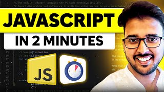 JavaScript Tutorial for Beginners Learn JavaScript in 2 Minutes  JavaScript Roadmap [upl. by Constantine]