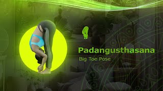 Padangusthasana  Big Toe Pose  Beginner Yoga  Uni Smart Fitness [upl. by Festus]