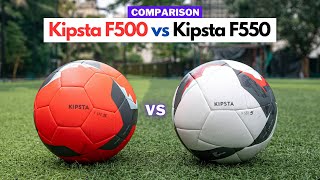 Kipsta F500 vs Kipsta F550  Which is the Ultimate Best Football [upl. by Esiled]