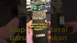 Cara Ganti Baterai Laptop Asus Yang Bocor shorts asusbatteryreplacement [upl. by Ennadroj]