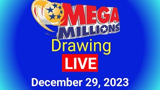 Mega Millions drawing Results Live Friday December 29 2023  Mega Millions Drawing [upl. by Rhyner]